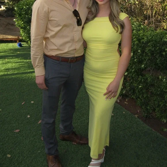 Hello Molly Perfect Vibe Off Shoulder Mesh Maxi Dress - Picture 4 of 5